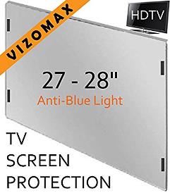 27 - 28 inch Anti-blue Light Vizomax Monitor/TV Screen Protector for LCD, LED, Computer & Plasma HDTV